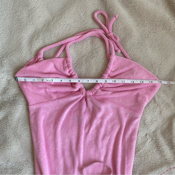 Pink Mini Dress / Swim Cover - Picture 2 of 6